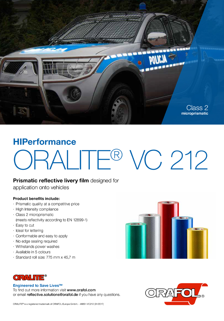 Oralite VC212 – Flyer