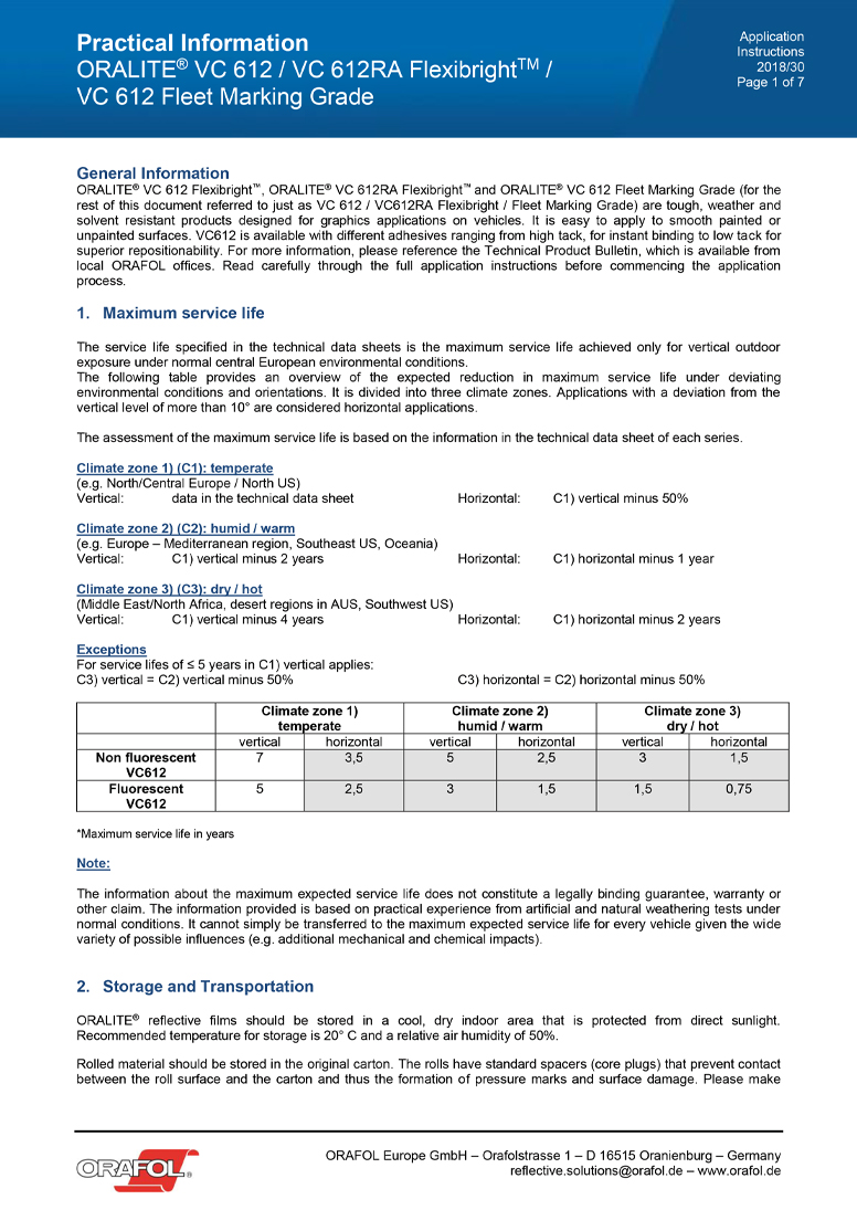 Chevron VC612 Application