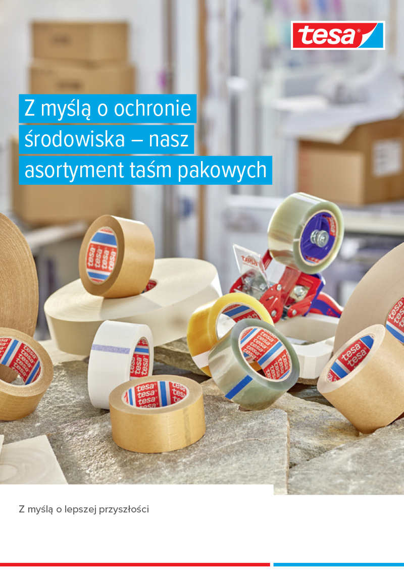 Taśmy pakowe ekologiczne Tesa
