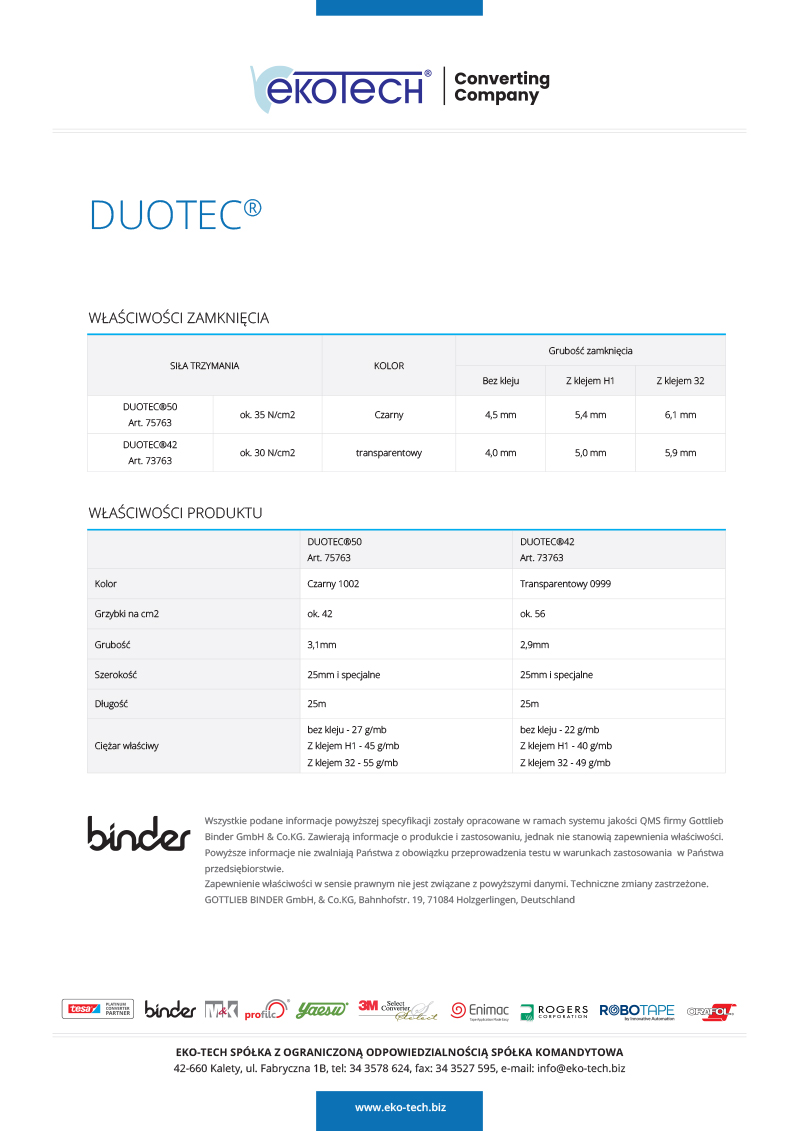 Rzep DUOTEC