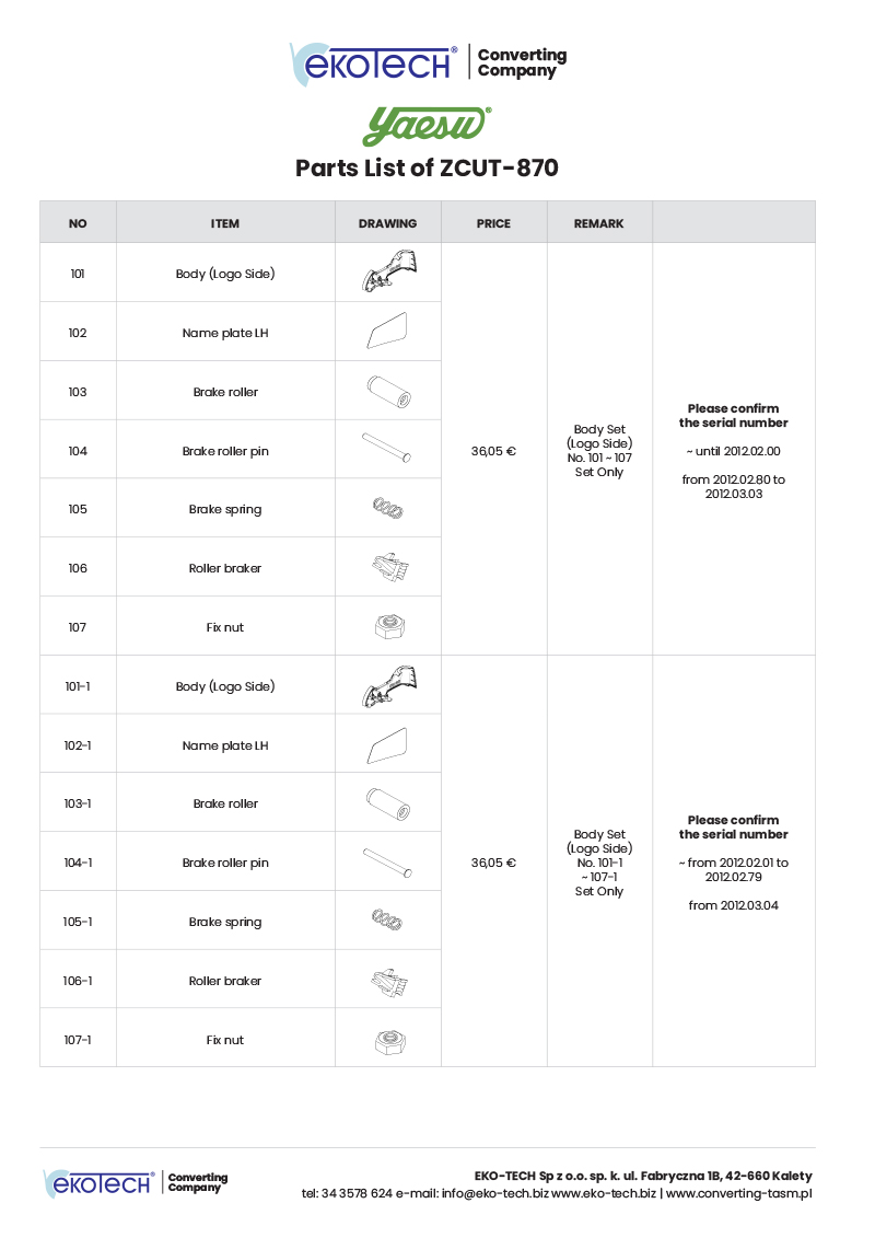 Yaesu Parts