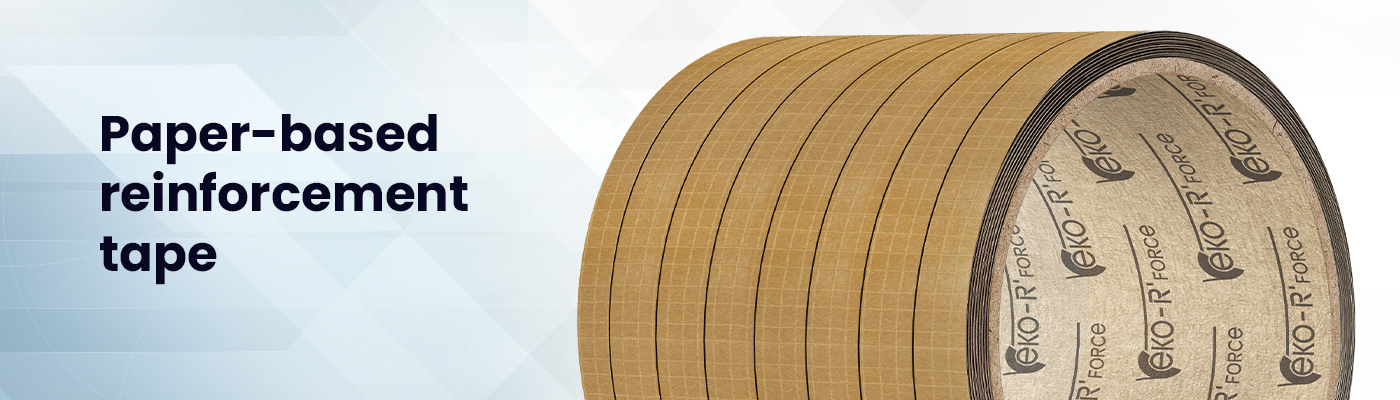 Paper-based reinforcement tape