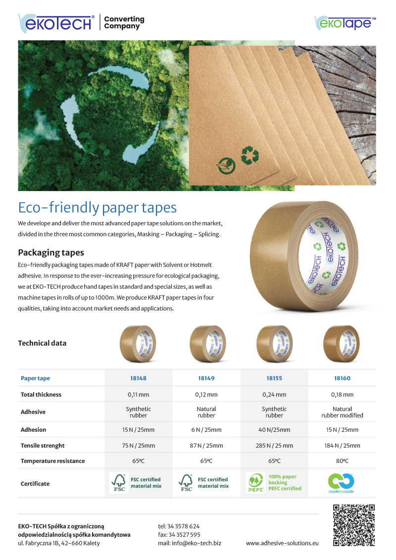 Eco Friendly Paper Tapes