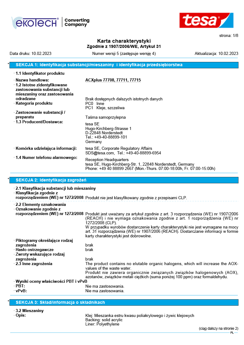 tesa® ACXplus 77711