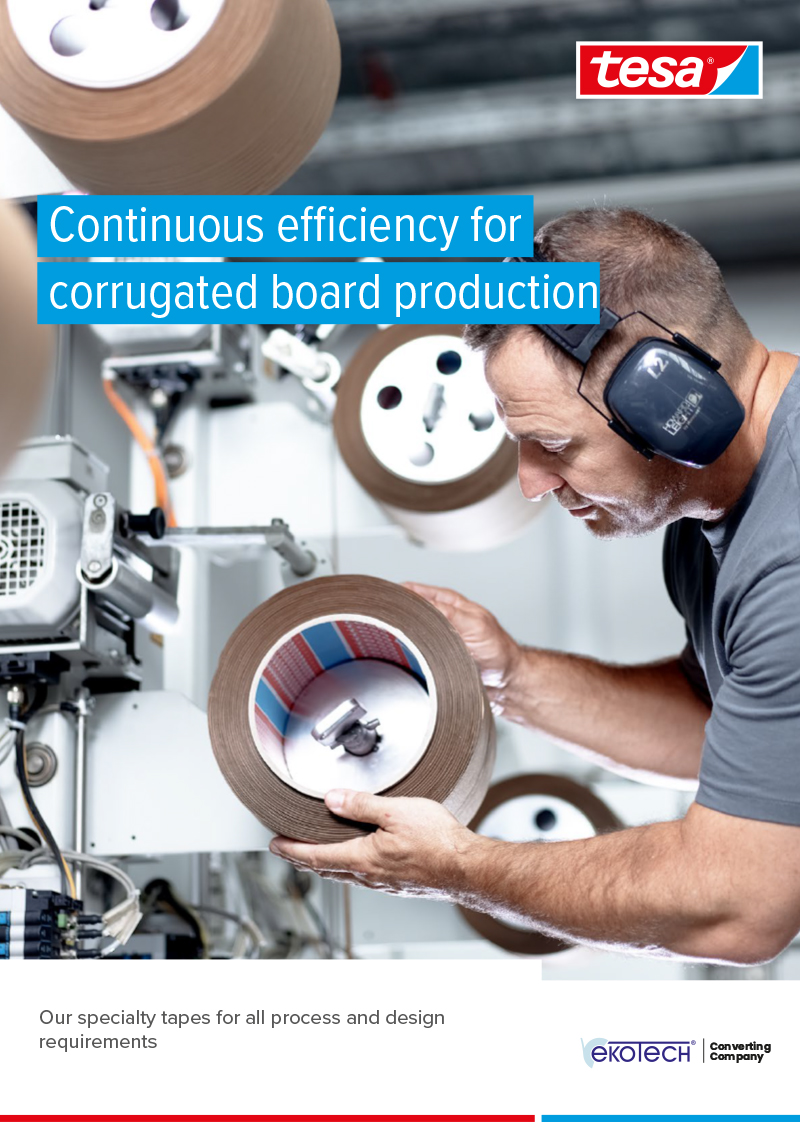 tesa® Specialty Tapes for Corrugated Board Production-ekotech