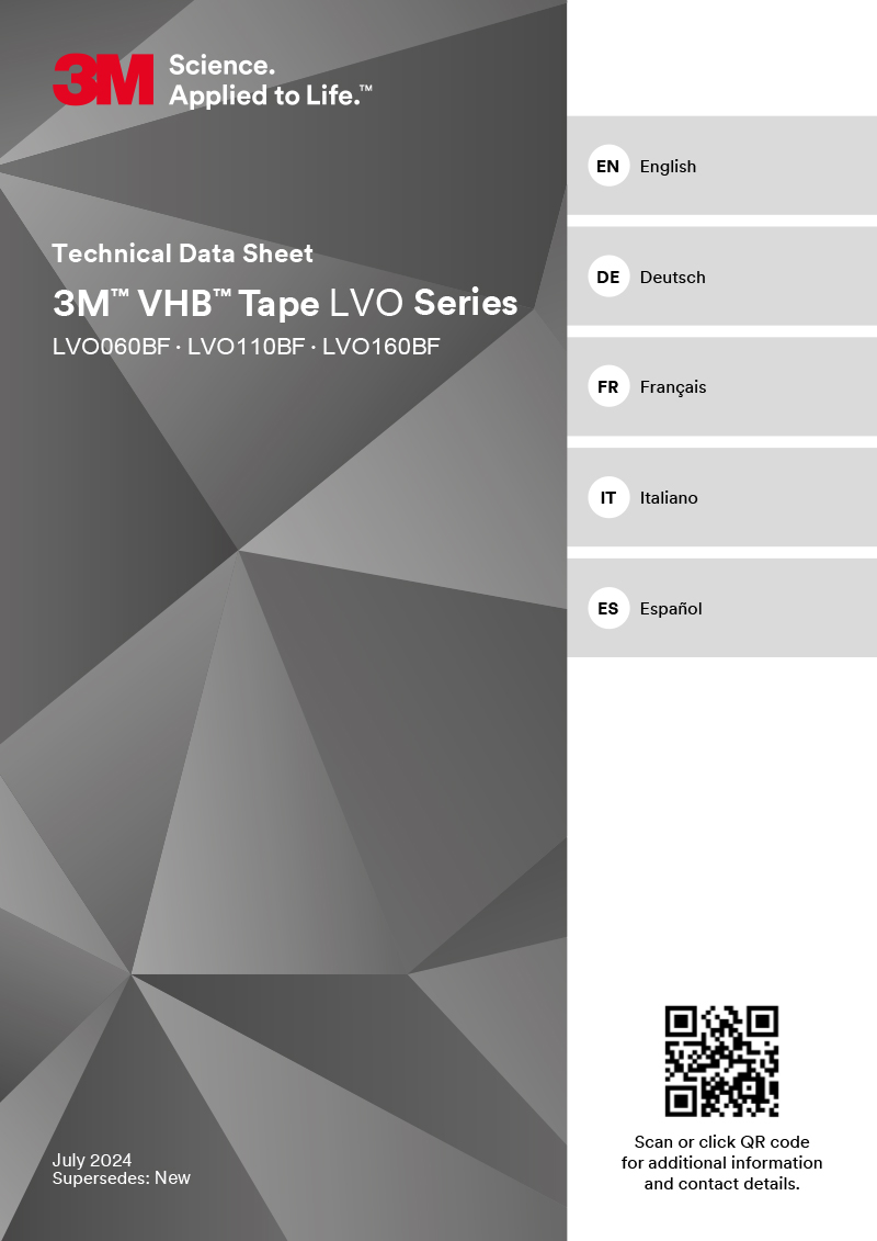 3m-vhb tape lvo series tds