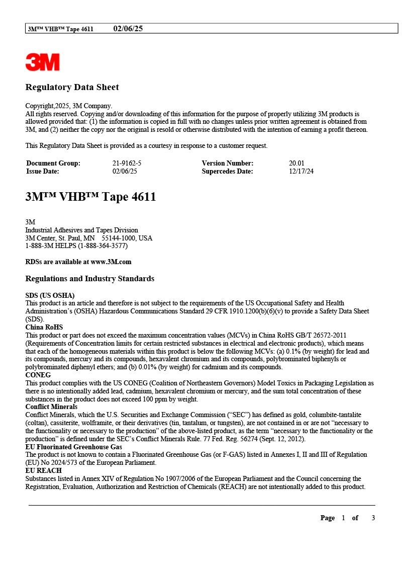 3M VHB 4611
