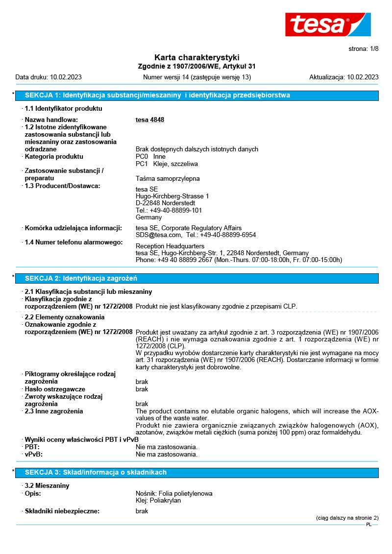 Safety-data-sheet_tesa®-4848_pl-PL_v14