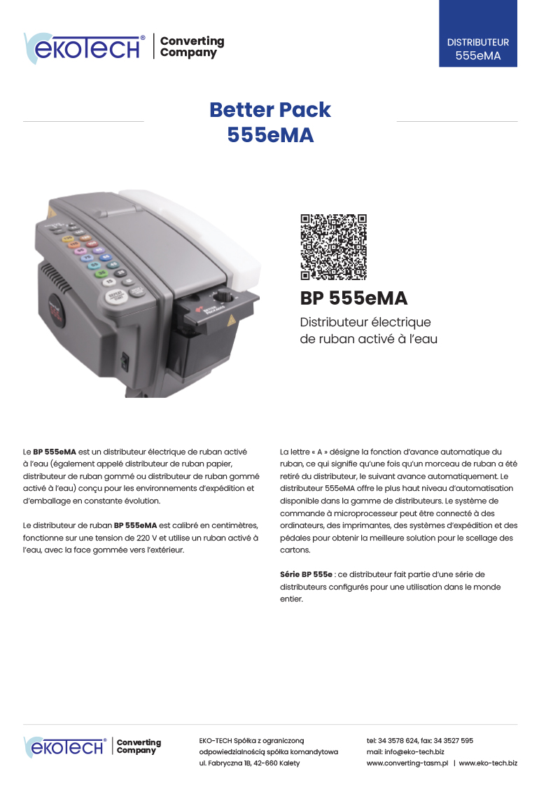 Eko-Tech Converting Company - converting-tasm-dyspenser -555EMa
