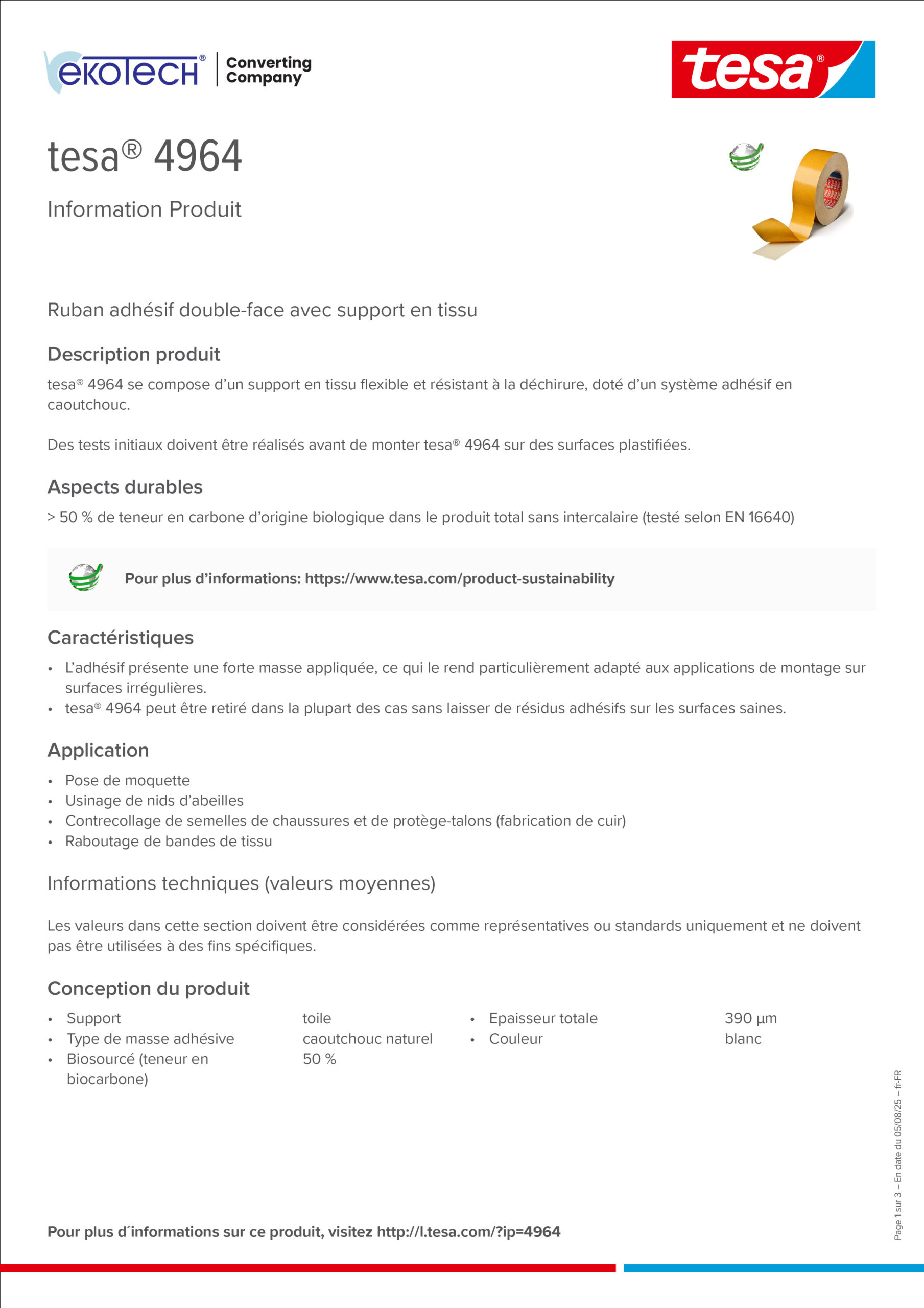 Product-information_tesa®-4964_fr-FR.pdf