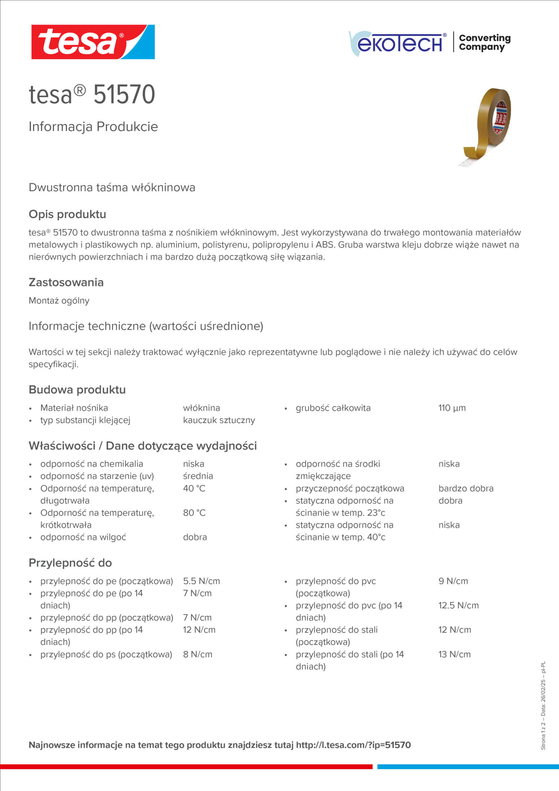Eko-Tech Converting Company - converting-tasm-tasmy-dwustronne-tesa-51570-pl