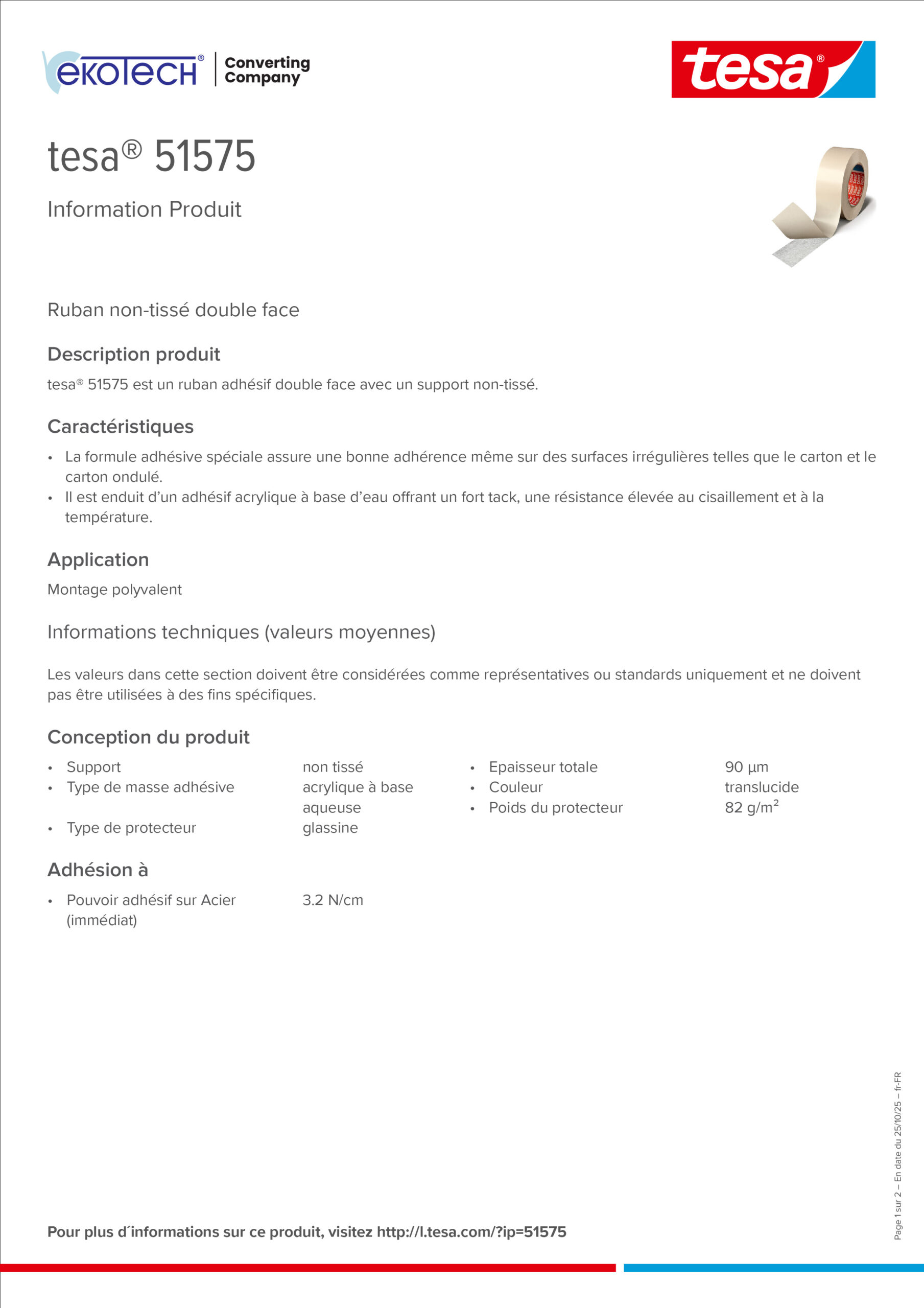 Eko-Tech Converting Company - converting-tasm-tasmy-dwustronne-tesa-51575-fr