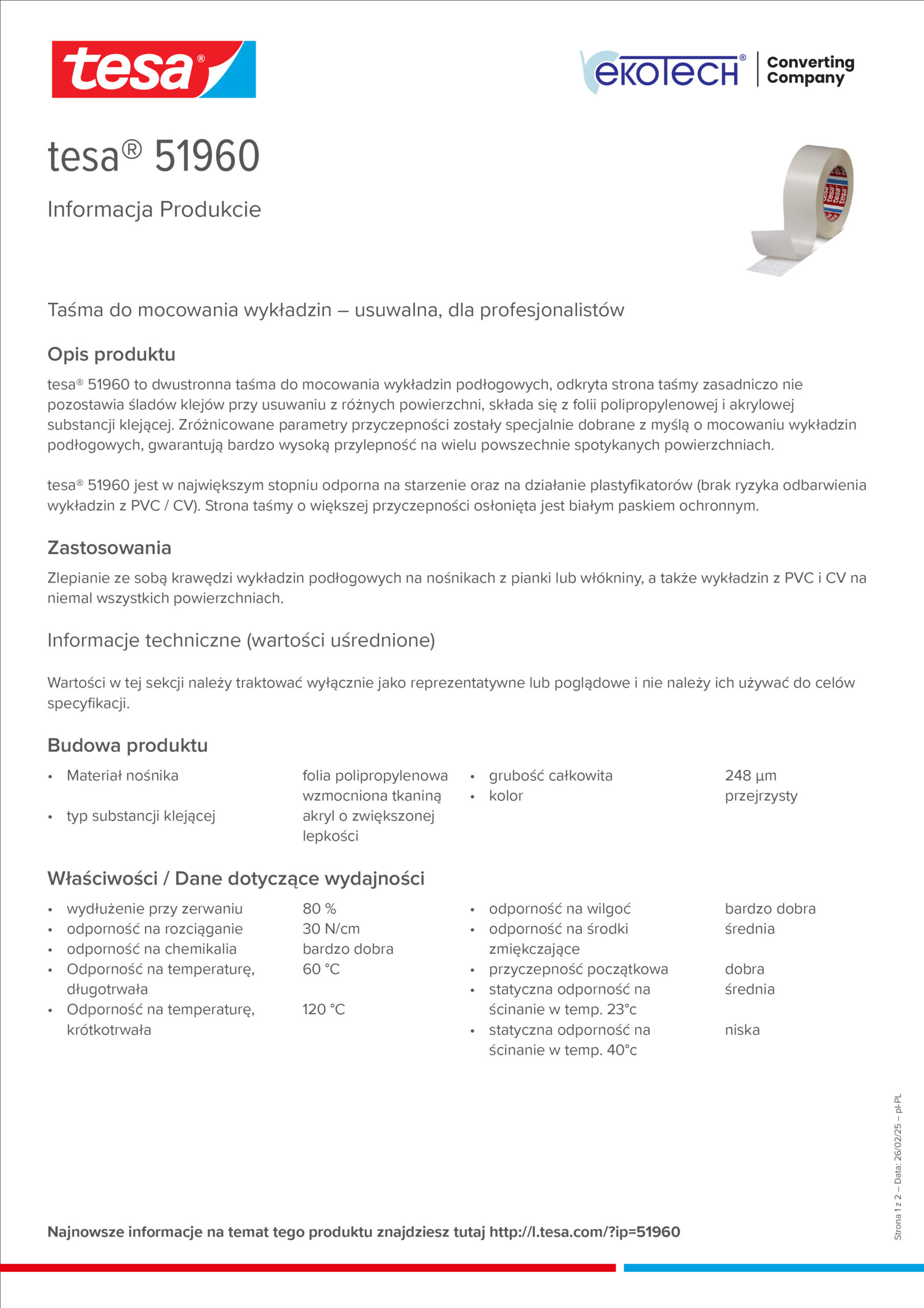 Eko-Tech Converting Company - converting-tasm-tasmy-dwustronne-tesa-51960-pl