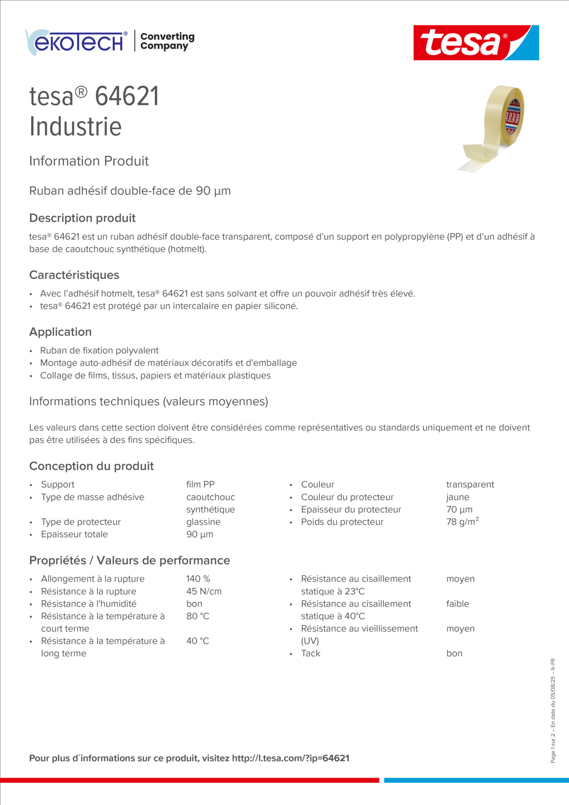 Eko-Tech Converting Company - converting-tasm-tasmy-dwustronne-tesa-64621-fr