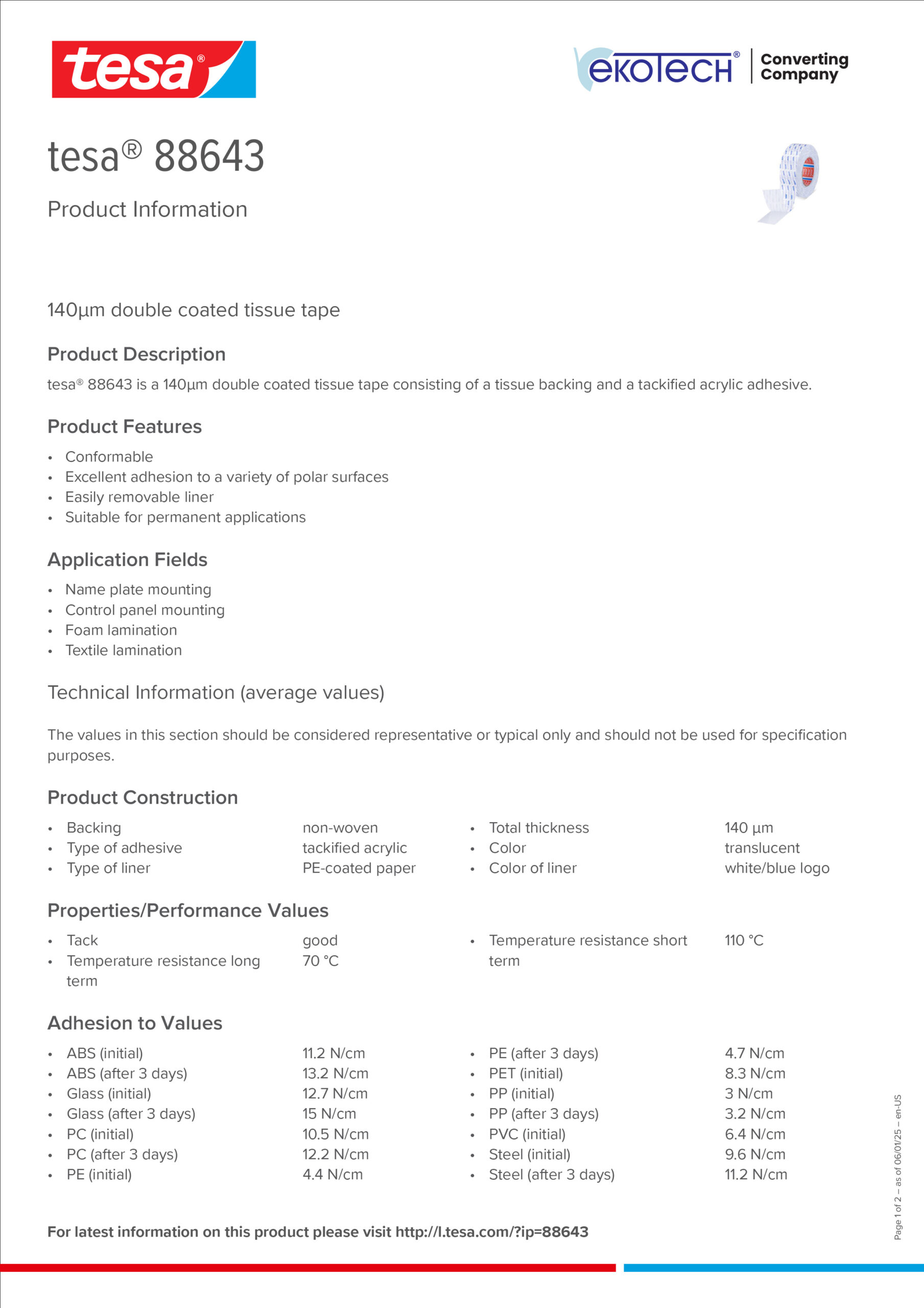 Product-information_tesa®-88643_en-ekotech