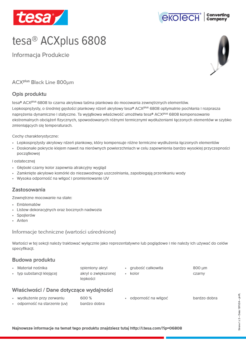 Product-information_tesa®-ACXplus-06808_pl-PL-ekotech