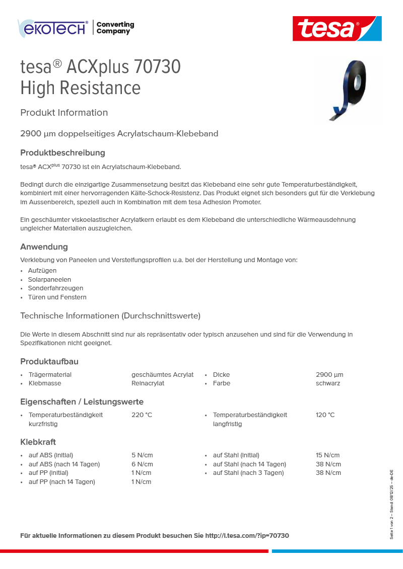 Product-information_tesa®-ACXplus-70730_de-DE-ekotech