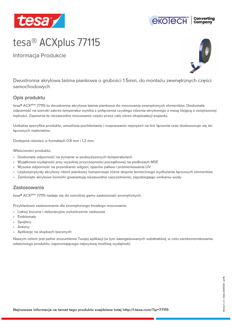 Product-information_tesa®-ACXplus-77115_pl-PL-ekotech