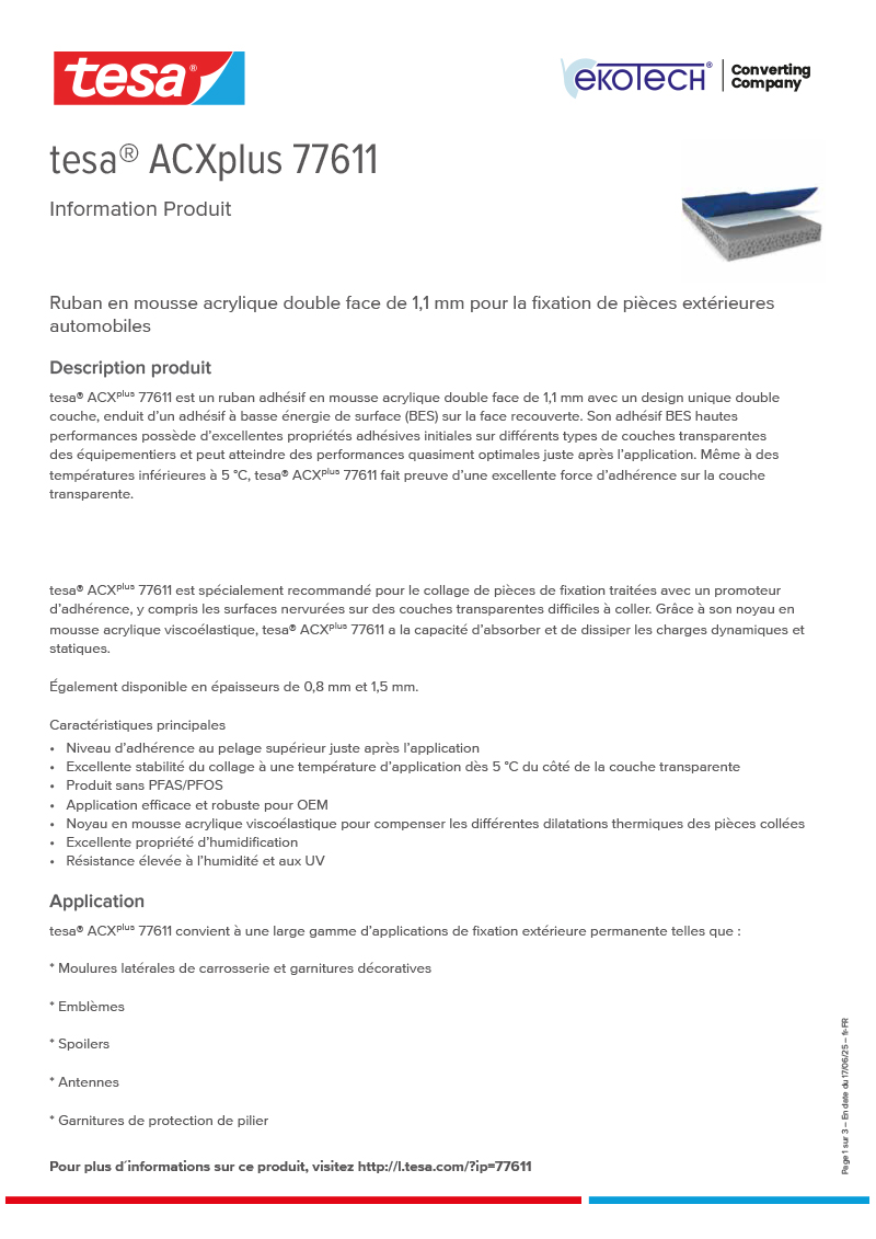 Product-information_tesa®-ACXplus-77611_fr-FR-ekotech