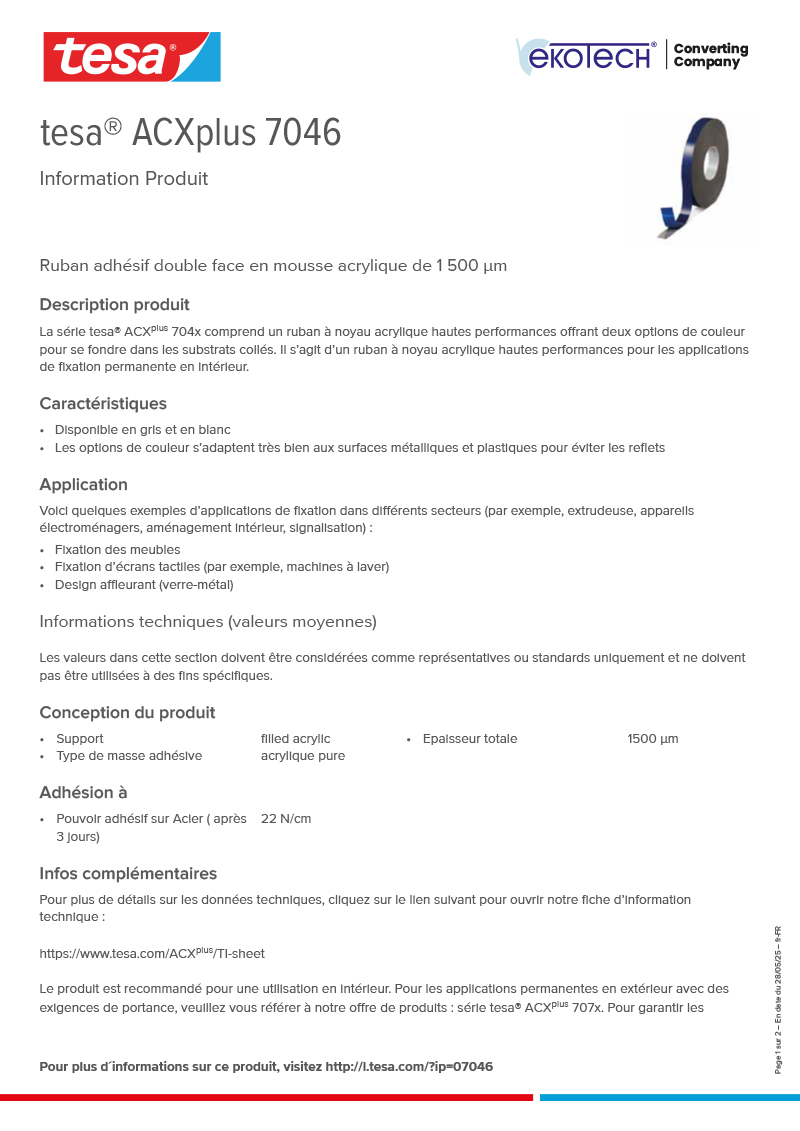 Product-information_tesa®-ACXplus-07046_fr-FR-ekotech