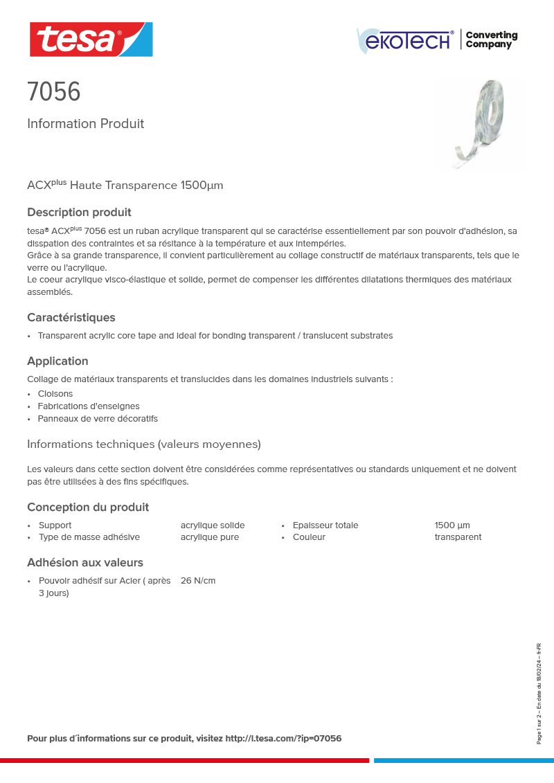 Product-information_tesa®-ACXplus-07056_fr-FR-ekotech