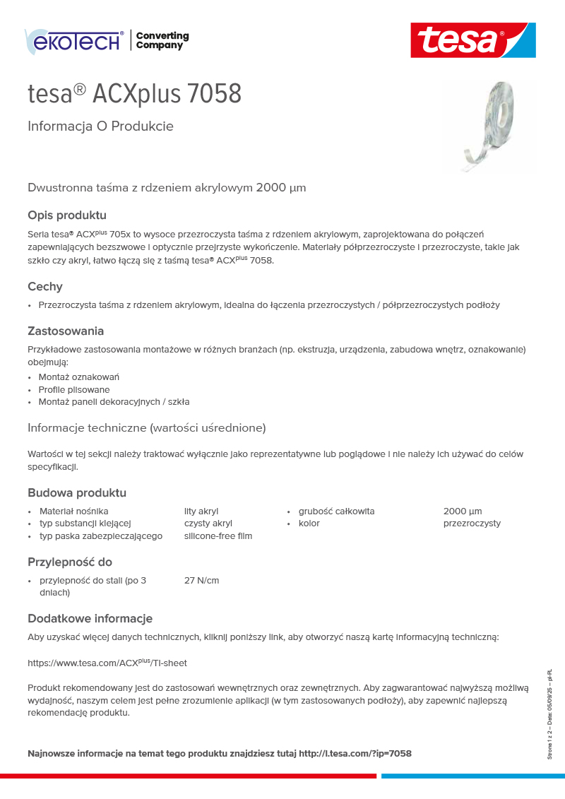 Product-information_tesa®-ACXplus-7058_pl-PL-ekotech