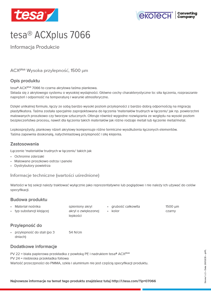 Product-information_tesa®-ACXplus-07066_pl-PL-ekotech
