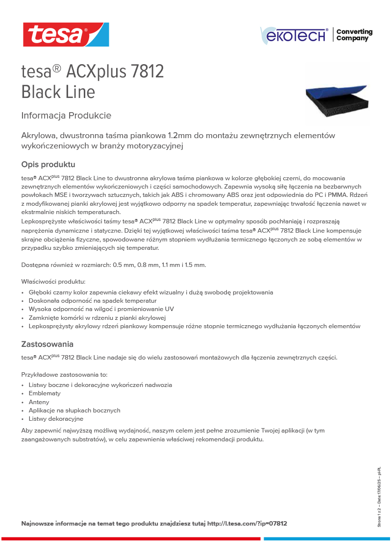 Product-information_tesa®-ACXplus-07812_pl-PL-ekotech