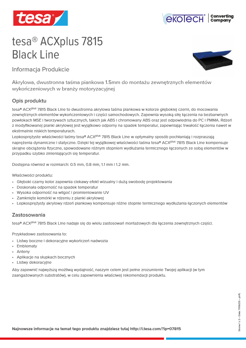 Product-information_tesa®-ACXplus-07815_pl-PL-ekotech