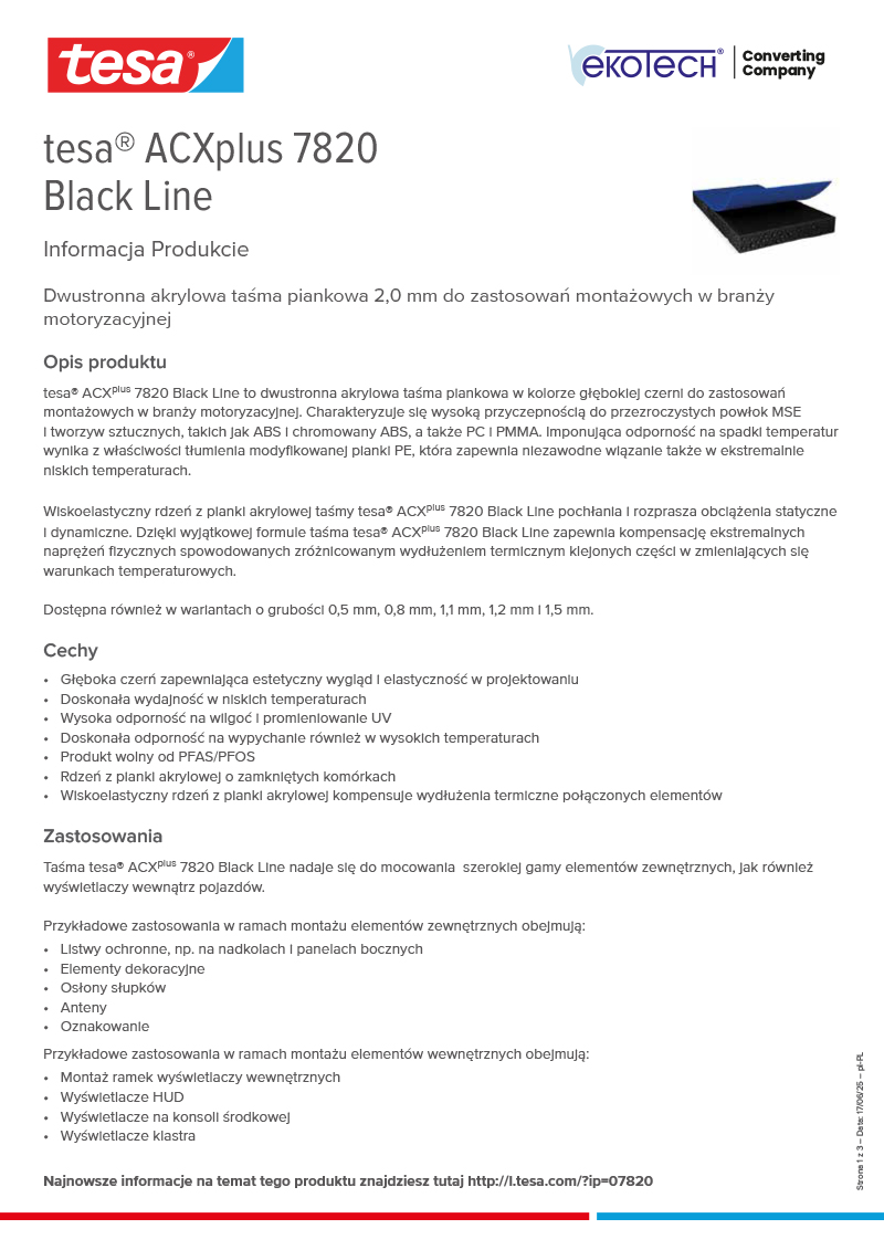 Product-information_tesa®-ACXplus-07820_pl-PL-ekotech