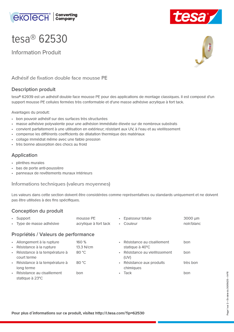 Product-information_tesa®-62530_fr-FR-ekotech