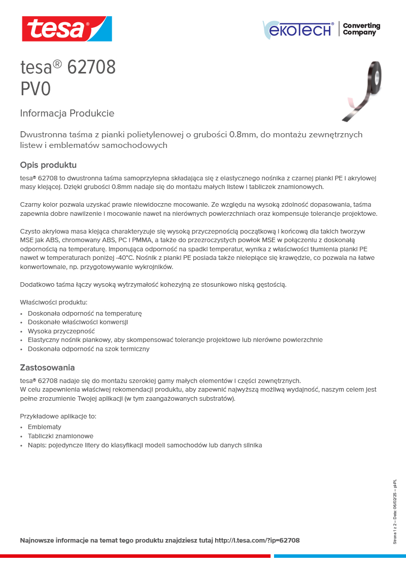 Product-information_tesa®-62708_pl-PL-ekotech