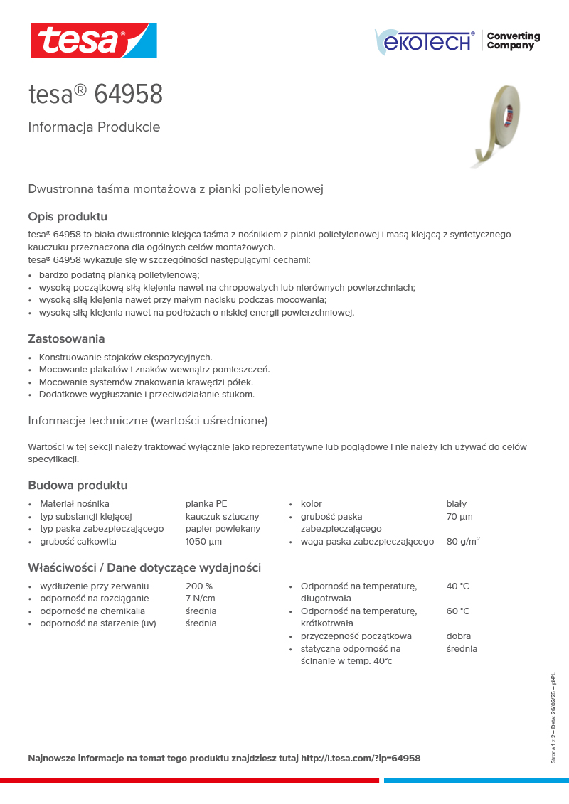 Product-information_tesa®-64958_pl-PL-ekotech