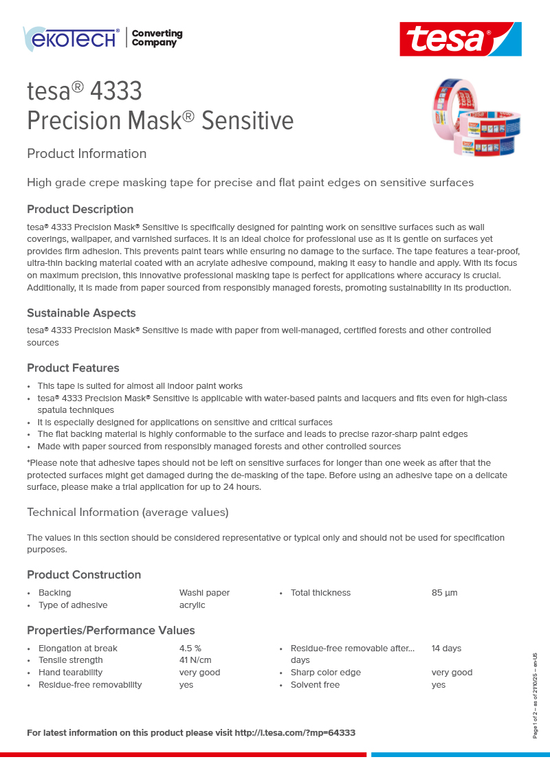Product-information_tesa®-4333_en-ekotech