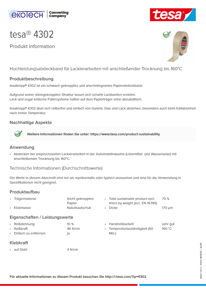 Product-information_tesa®-4302_de-DE-ekotech