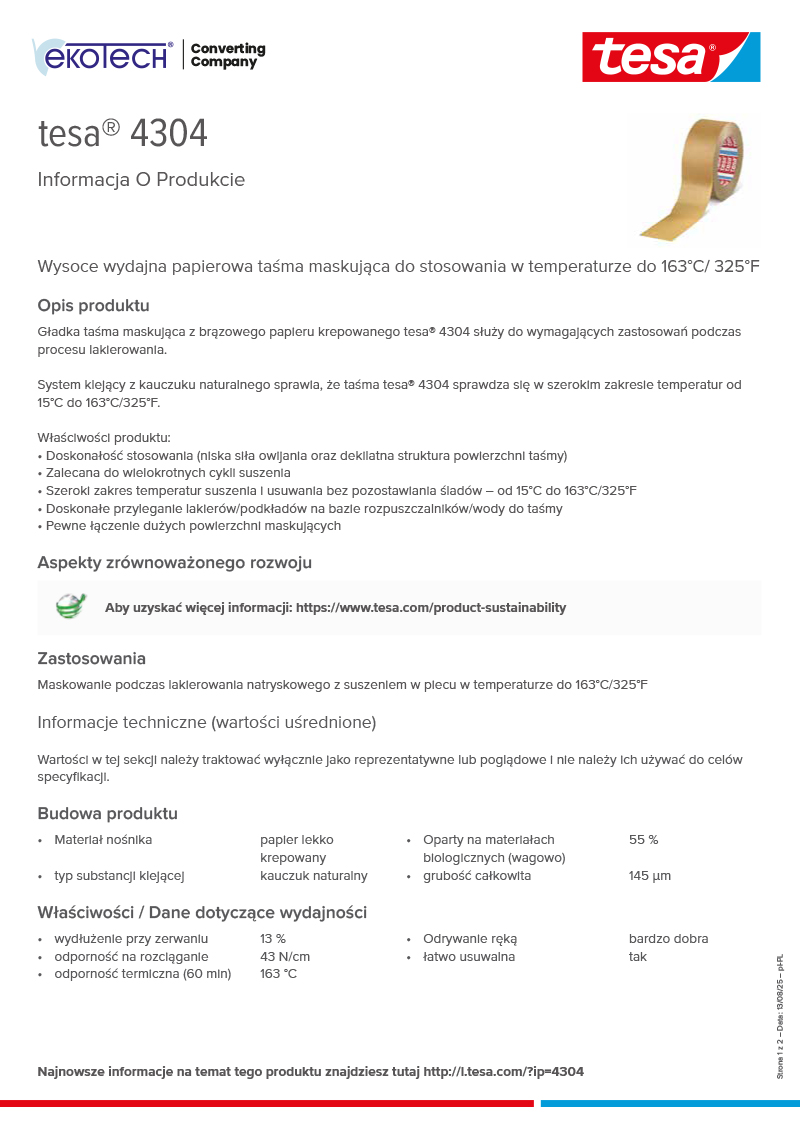 Product-information_tesa®-04304_pl-PL-ekotech