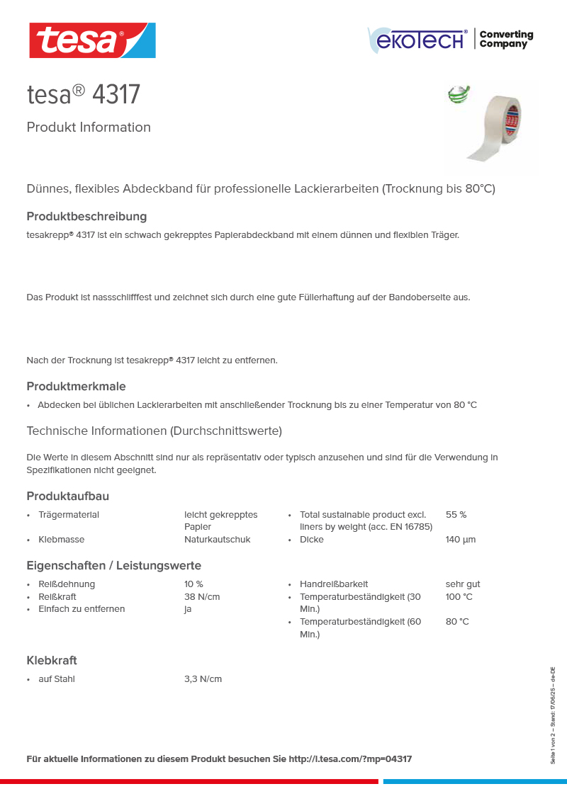 Product-information_tesa®-04317_de-DE-ekotech