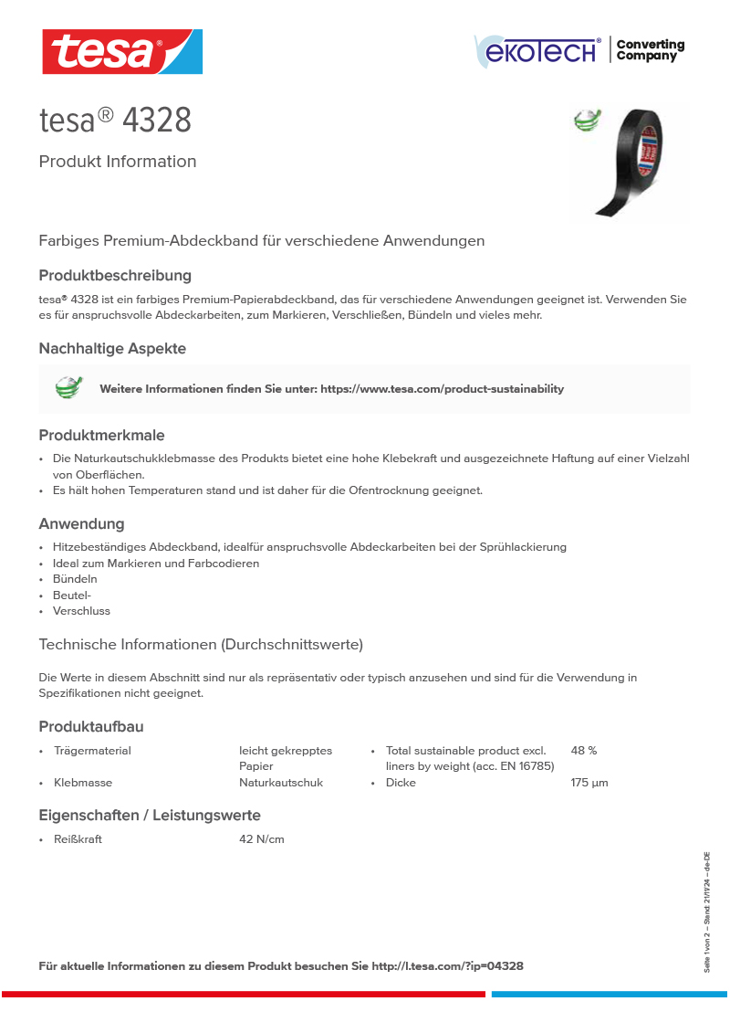 Product-information_tesa®-04328_de-DE-ekotech