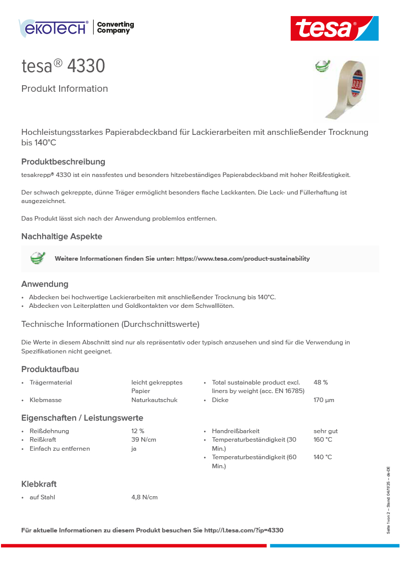 Product-information_tesa®-4330_de-DE-ekotech