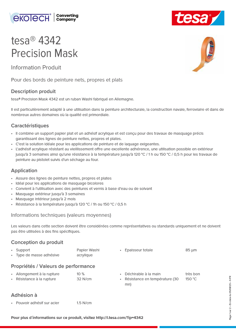 Product-information_tesa®-04342_fr-FR-ekotech