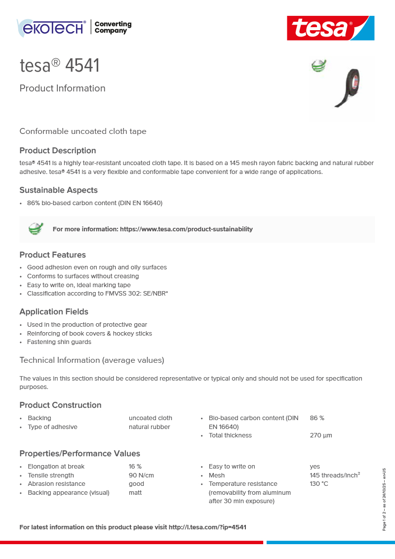 Product-information_tesa®-04541_en-ekotech