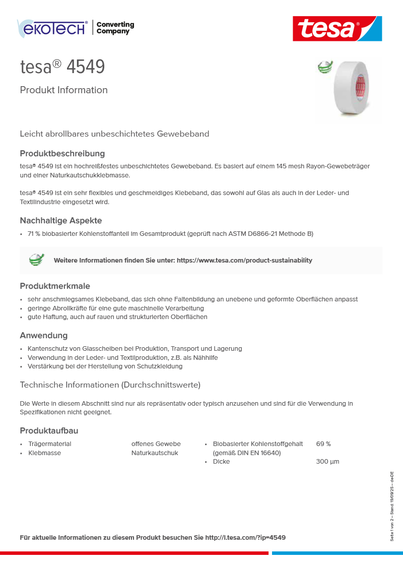 Product-information_tesa®-04549_de-DE-ekotech