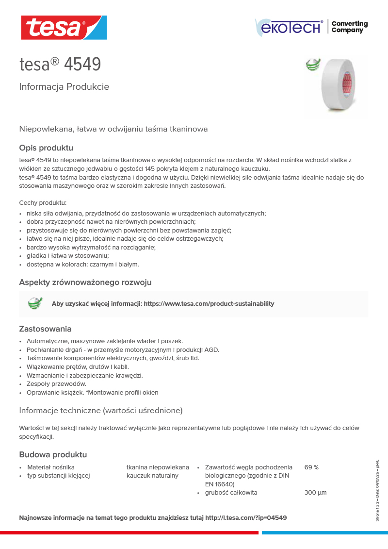Product-information_tesa®-04549_pl-PL-ekotech