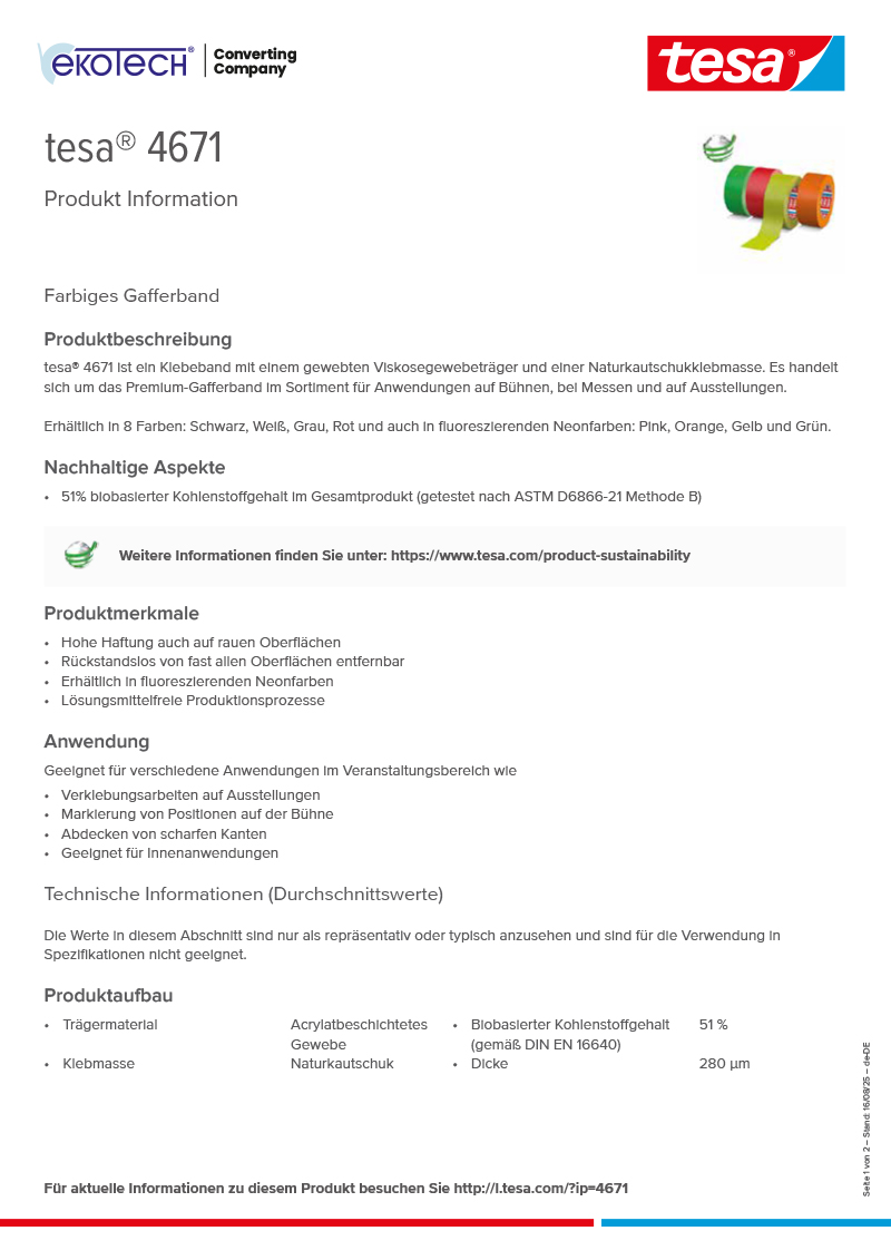 Product-information_tesa®-04671_de-DE-ekotech