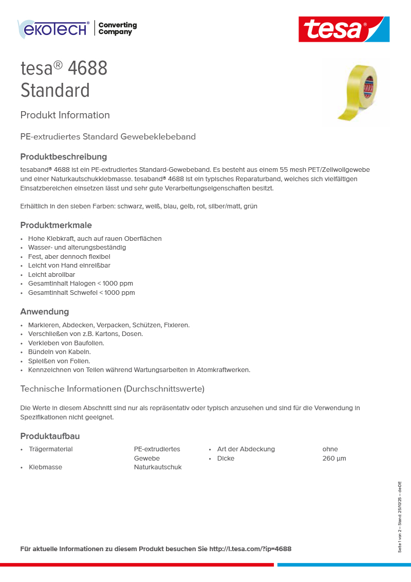 Product-information_tesa®-04688_de-DE-ekotech