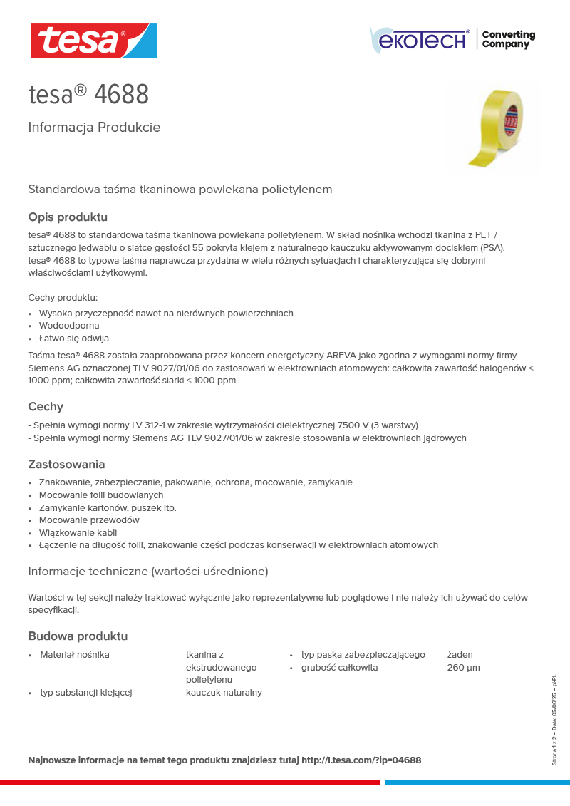 Product-information_tesa®-04688_pl-PL-ekotech