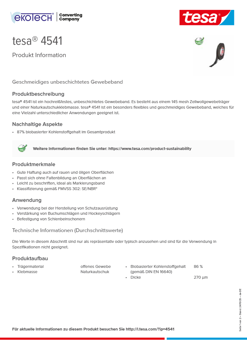 Product-information_tesa®-04541_de-DE-ekotech