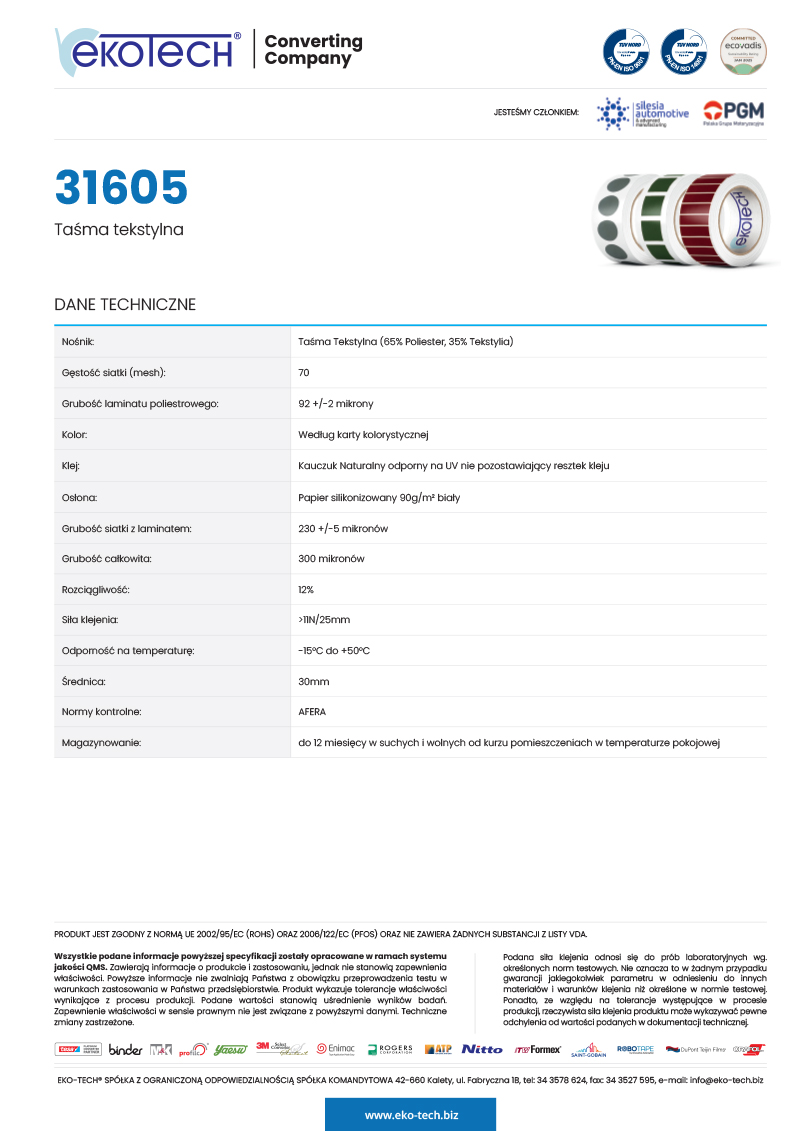 Eko-Tech Converting Company - converting-tasm-tasmy-tekstylne-31605-pl